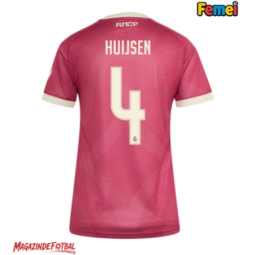 Real Madrid Dean Huijsen #4 Tricou Fotbal Replică 2026-27 Femei Treilea Real Madrid Dean Huijsen #4 Tricou Fotbal Replică 2026-27 Femei Treilea